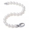 Pulsera Majorica Perlas 6 mm Color Blanco  Plata 09852.01.2.B19.021.1