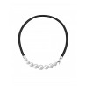 Collar Majorica cuero y perlas 15499.01.0.000.010.1