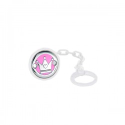 Alfiler Infantil Corona Rosa