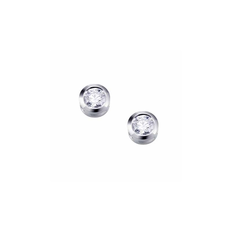 Pendientes Chaton Diamante O.b 0.33ct