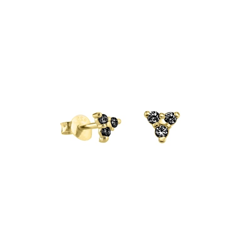 Pendientes Diamantes Negros 0.12ct