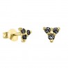 Pendientes Diamantes Negros 0.12ct