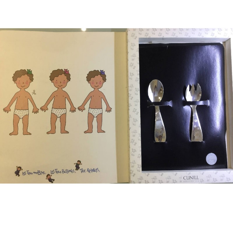 Cubiertos Las 3 Mellizas Plata De 1 Ley