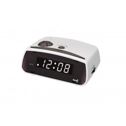 Reloj Despertador Mini Digitos Blanco