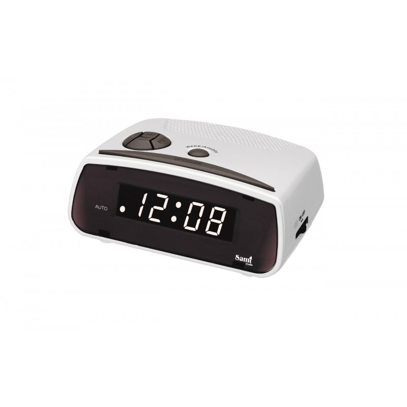Reloj Despertador Mini Digitos Blanco