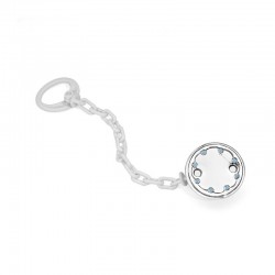 Pinza Chupete Bodoque Azul-blanco Brillo 07500276