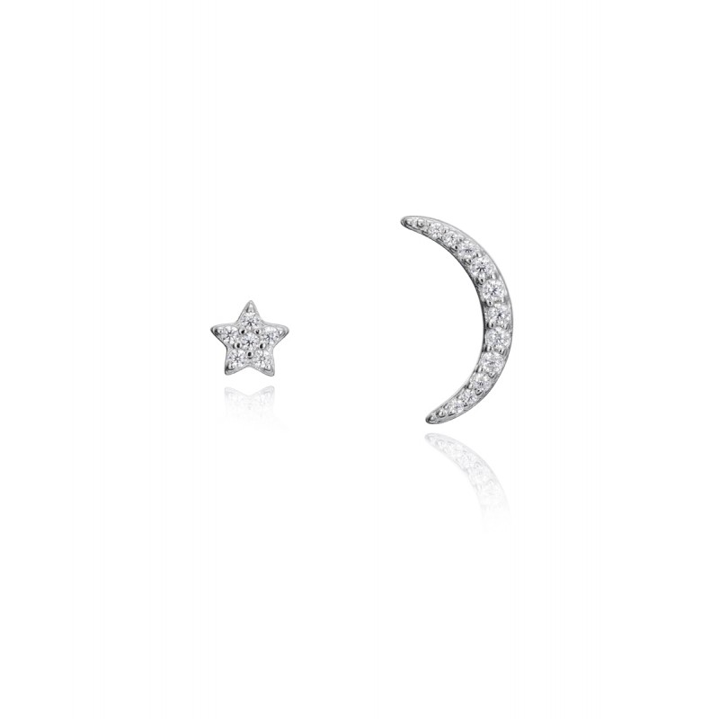Pendientes Viceroy Mujer Plata 71061e000-30 Luna Estrella