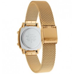 Reloj Casio Mujer Dorado Malla La670wemy-9ef