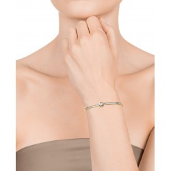 Pulsera Viceroy Mujer Acero Dorado y Circonitas 1355p01012