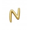 Inicial N Motivos Viceroy Acero Ip Dorado