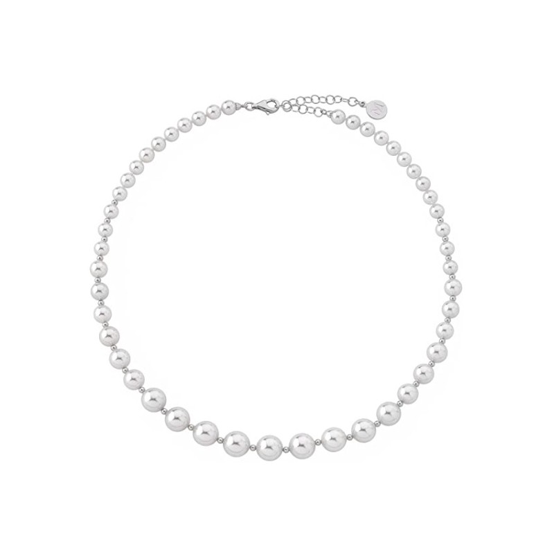 Collar Perlas Majorica  Plata 45cm 14710.01.2.000