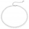 Collar Majorica Perla Blamca 6 mm 40 cm Plata Brillo 16339.01.2.553