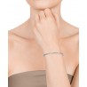 Pulsera Viceroy Mujer Acero 1357p01010 Caña Rigida Circonitas
