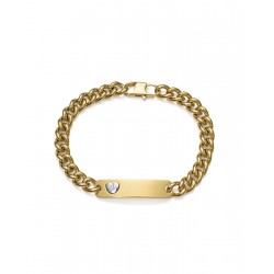 Pulsera Acero Dorado Chic...