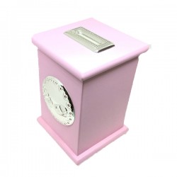 Hucha Musical Rosa con Botas Bebe 47538