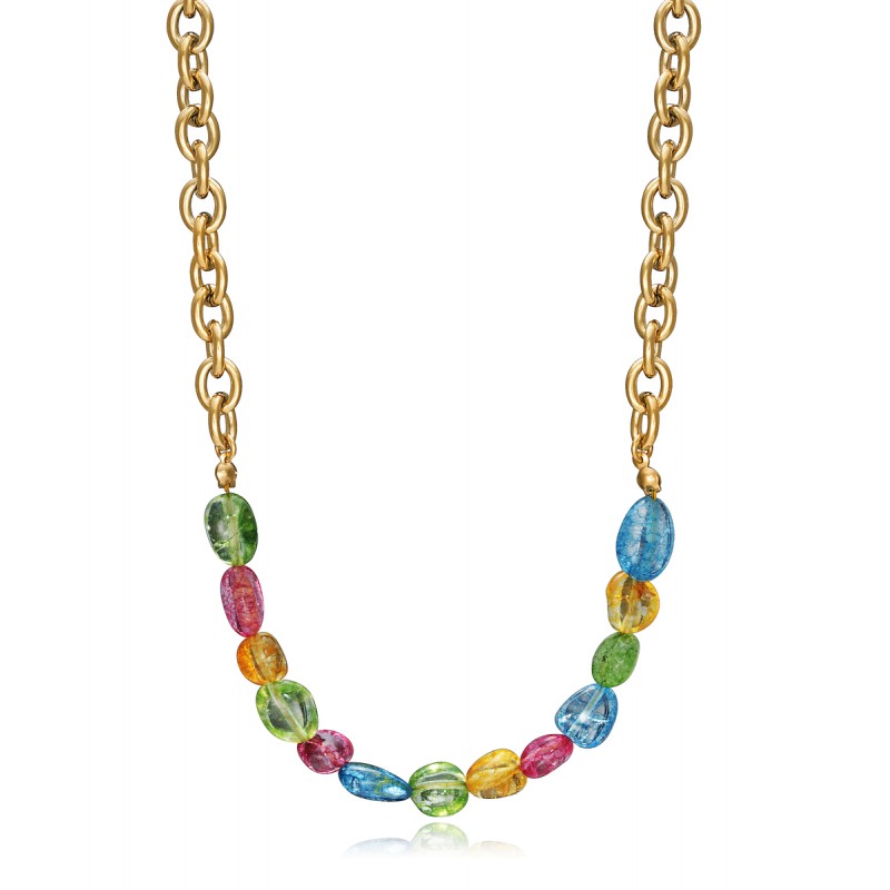 Collar Viceroy Acero Y Piedras 1391c01019