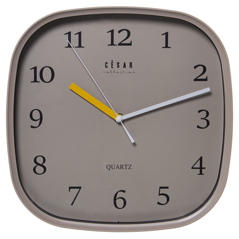 Reloj De Pared Acrílico Gris Seg Contínuo 86172