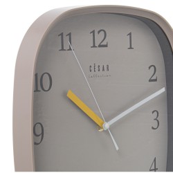 Reloj De Pared Acrílico Gris Seg Contínuo 86172