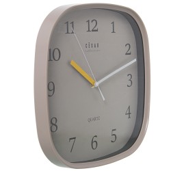 Reloj De Pared Acrílico Gris Seg Contínuo 86172