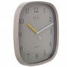 Reloj De Pared Acrílico Gris Seg Contínuo 86172