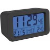 Reloj Despertador Digital ""gummy"" Negro