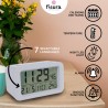 Reloj Despertador Digital  Gummy  Blanco