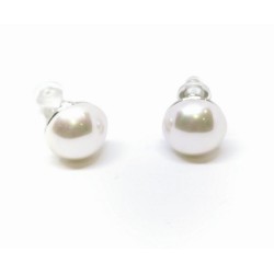 Pendientes Majorica Perla Sin Palillo 14 Mm