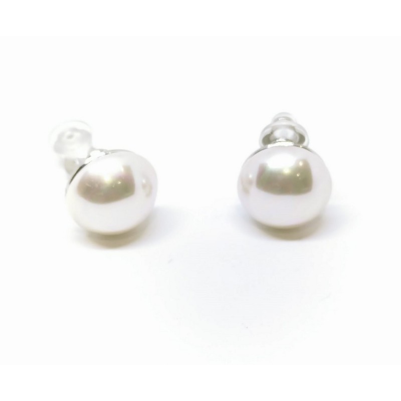Pendientes Majorica Perla Sin Palillo 14 Mm