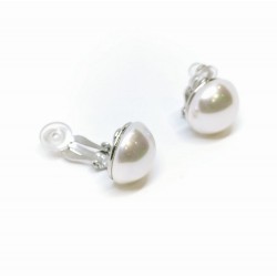 Pendientes Majorica Perla Sin Palillo 14 Mm