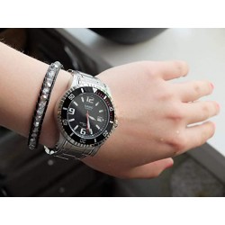 Reloj Casio 200m Acero Caballero Mtd-1053d-1aves