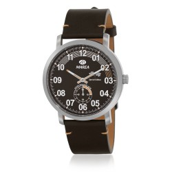 Reloj Acero Y Piel Hombre Marea B36185/3