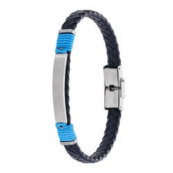 Pulsera Piel Y Acero Hombre D00103/235