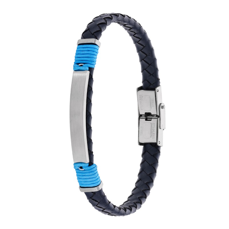 Pulsera Piel Y Acero Hombre D00103/235