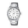 Reloj Casio Unisex Esfera Blanca Numeros Mtp-1302pd-7A1VEF, 44,2 mm