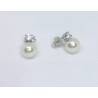 Pendientes Majorica Perla Blanca 10 mm Plata 14228.01.2.000