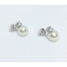 Pendientes Majorica Perla Blanca 10 mm Plata 14228.01.2.000
