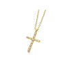 Cadena+cruz Diamantes 0.06qt