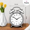 Reloj Despertador Retro Rosa Y Azul Cl1551