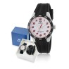 Reloj Marea Niño Caucho Negro B35346/1 con auriculares buetooth de regalo