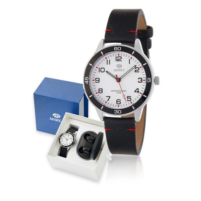 Reloj Marea Niño Correa Piel Negro B41306/3