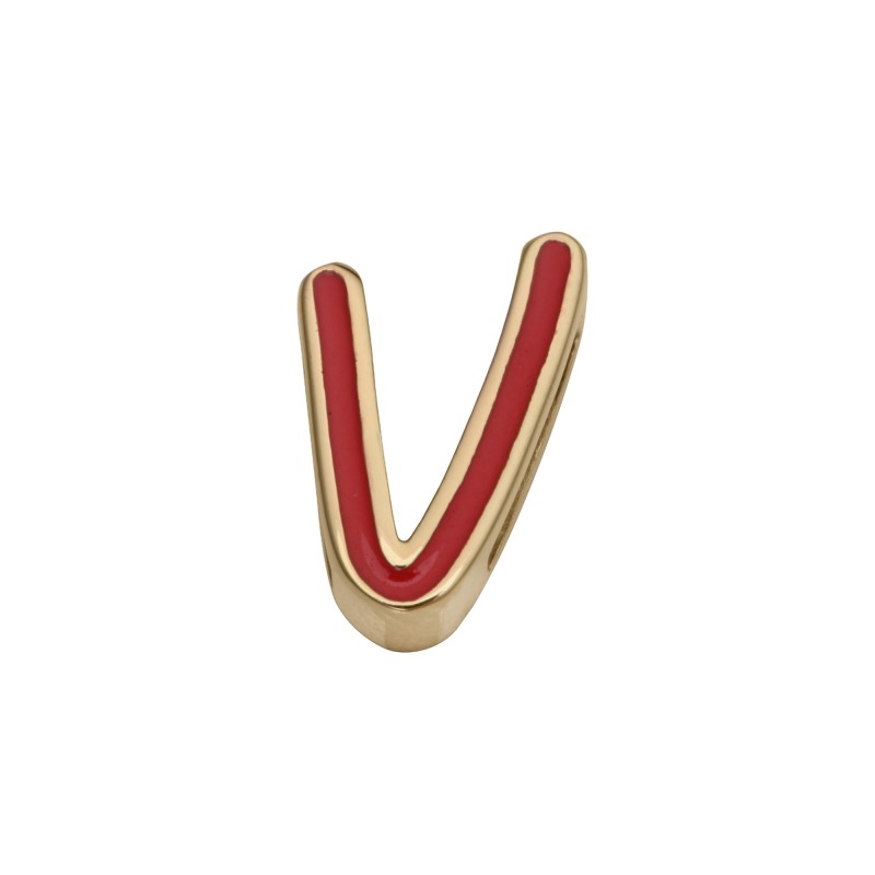 Inicial V Color Rojo Sweet Motivos Viceroy