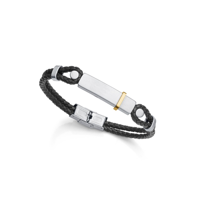 Pulsera Viceroy Acero Y Piel 1481p01011