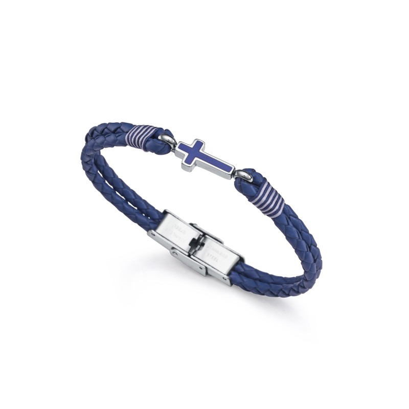 Pulsera Viceroy Acero Y Piel 1488p01013