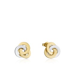 Viceroy Pendientes Mujer Acero Dorado 75333e01012 Nudo Bicolor