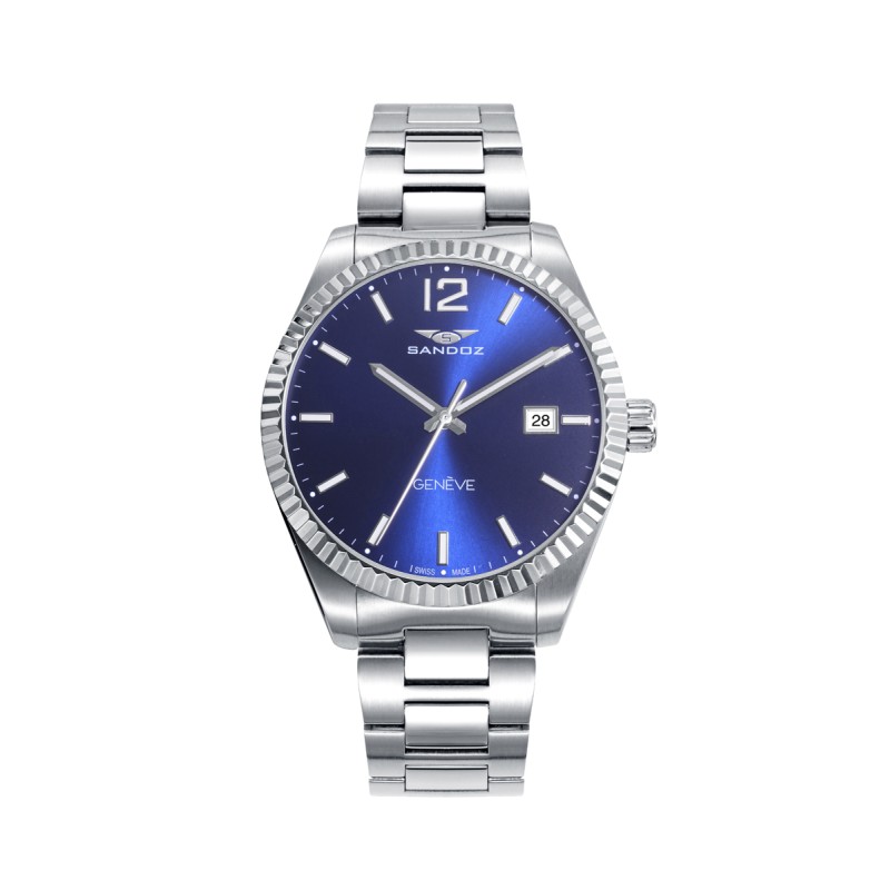 Sandoz Reloj Hombre Swiss Made Acero 81525-35