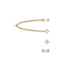 Pendientes Viceroy Plata Dorado 9113e100-30