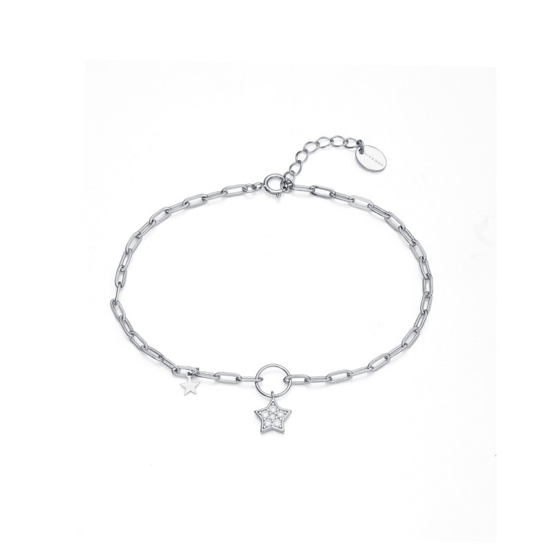 Pulsera Viceroy Mujer Plata De Ley Mujer 13138p000-30 Estrella Circonitas