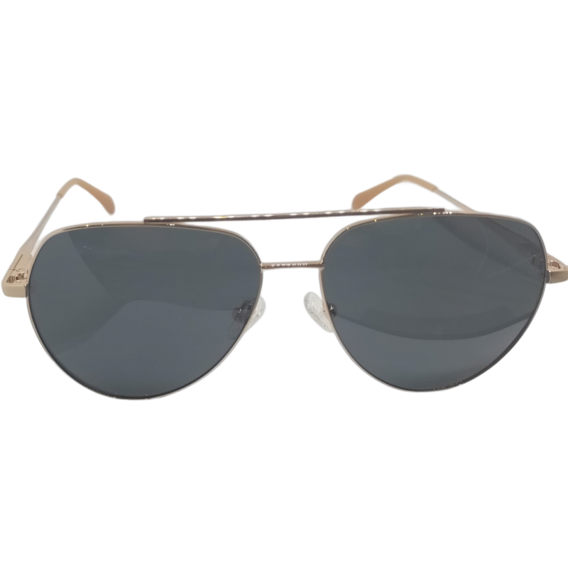 Gafa de sol Mulop YC-39051-C4 metal dorada aviador lente polarizada gris