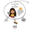 Pulsera De Ecuador Eres Lo Mas Plata de Ley