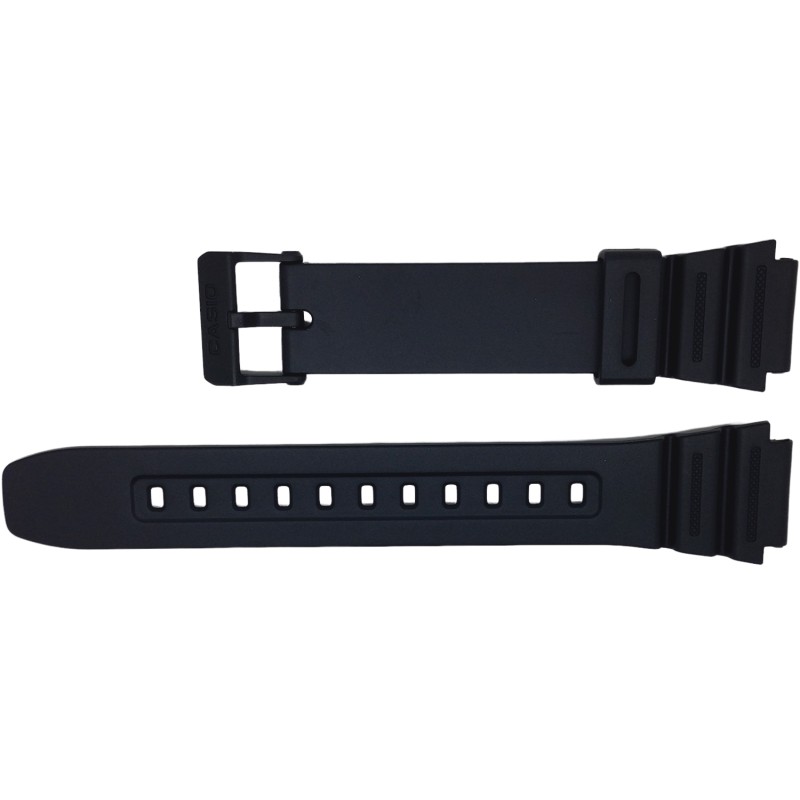 Correa Para Reloj Casio Resina Negro AE-1200WH, AE-1300WH,F-108WH